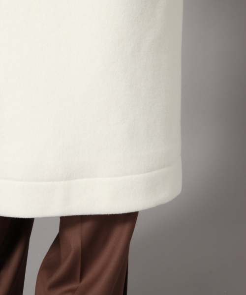 LOWRYS FARM（ローリーズファーム）の「メリノＢＩＧダッフルコート　832205（ダッフルコート・レディース・グレー/オフホワイト/ブルー・FREE）」の16枚目の写真