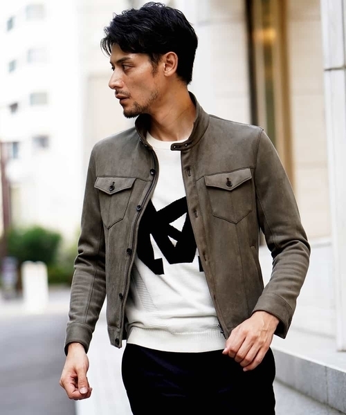 MICHEL KLEIN HOMME (ミッシェルクランオム)の「ニット(ラファエロ)(ニット/セーター・メンズ・ブラック/アイボリー・46/48/51)」の15枚目の写真