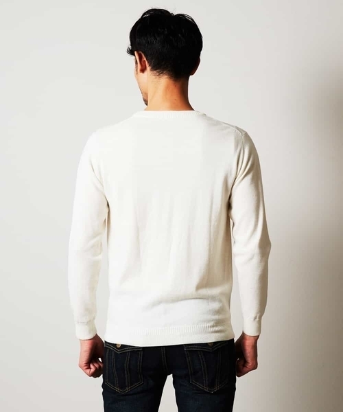 MICHEL KLEIN HOMME (ミッシェルクランオム)の「ニット(ラファエロ)(ニット/セーター・メンズ・ブラック/アイボリー・46/48/51)」の17枚目の写真