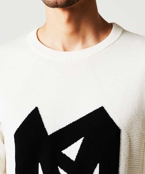 MICHEL KLEIN HOMME (ミッシェルクランオム)の「ニット(ラファエロ)(ニット/セーター・メンズ・ブラック/アイボリー・46/48/51)」の18枚目の写真