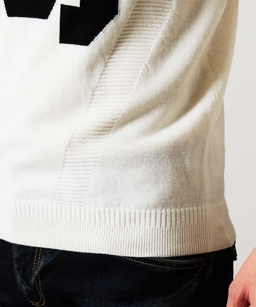 MICHEL KLEIN HOMME (ミッシェルクランオム)の「ニット(ラファエロ)(ニット/セーター・メンズ・ブラック/アイボリー・46/48/51)」の20枚目の写真