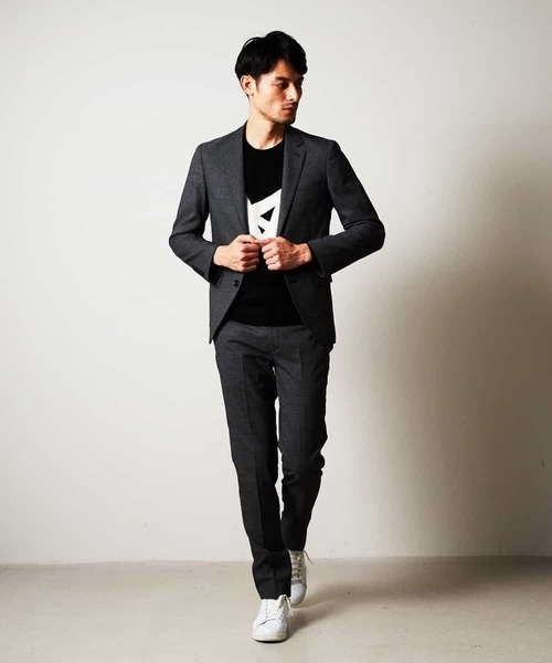 MICHEL KLEIN HOMME (ミッシェルクランオム)の「ニット(ラファエロ)(ニット/セーター・メンズ・ブラック/アイボリー・46/48/51)」の9枚目の写真