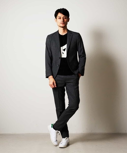 MICHEL KLEIN HOMME (ミッシェルクランオム)の「ニット(ラファエロ)(ニット/セーター・メンズ・ブラック/アイボリー・46/48/51)」の11枚目の写真