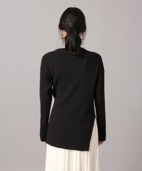 LOWRYS FARM（ローリーズファーム）の「リブムスビプルオーバー　860984（ニット/セーター・レディース・ブラック/ブラウン/グリーン/アイボリー・FREE）」の7枚目の写真