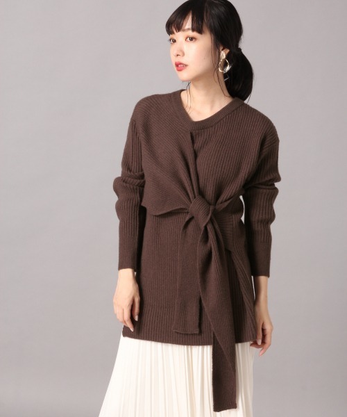 LOWRYS FARM（ローリーズファーム）の「リブムスビプルオーバー　860984（ニット/セーター・レディース・ブラック/ブラウン/グリーン/アイボリー・FREE）」の16枚目の写真