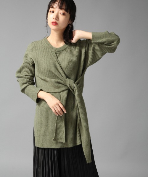 LOWRYS FARM（ローリーズファーム）の「リブムスビプルオーバー　860984（ニット/セーター・レディース・ブラック/ブラウン/グリーン/アイボリー・FREE）」の15枚目の写真