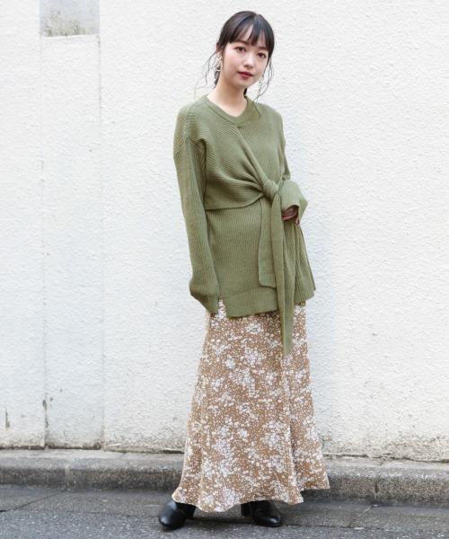 LOWRYS FARM（ローリーズファーム）の「リブムスビプルオーバー　860984（ニット/セーター・レディース・ブラック/ブラウン/グリーン/アイボリー・FREE）」の17枚目の写真