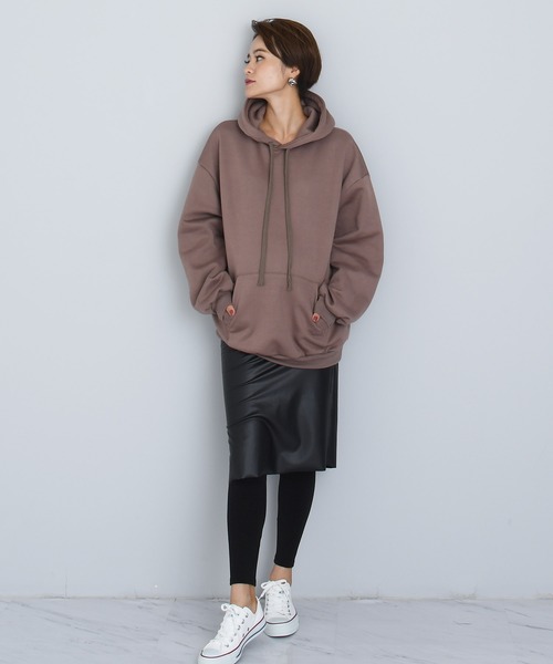 フェイクレザー裏起毛 マタニティスカートレギンス（マタニティウェア/グッズ）｜CHOCOA（チョコア）