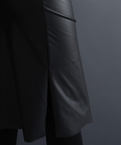 フェイクレザー裏起毛 マタニティスカートレギンス（マタニティウェア/グッズ）｜CHOCOA（チョコア）