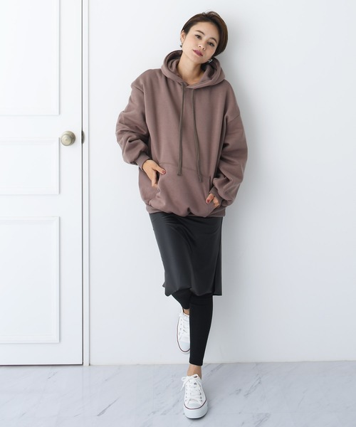 フェイクレザー裏起毛 マタニティスカートレギンス（マタニティウェア/グッズ）｜CHOCOA（チョコア）