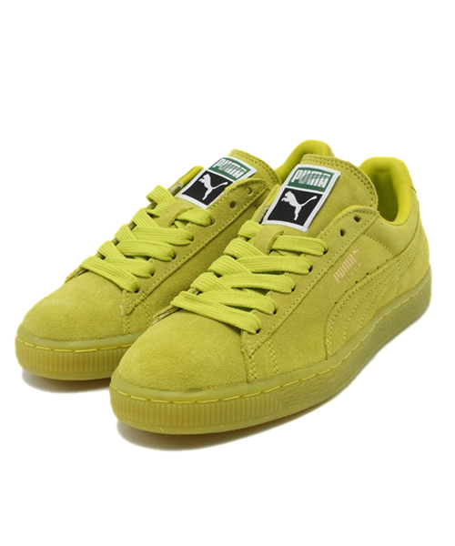 PUMA（プーマ）の「スウェードクラシック＋ ICED (UNISEX) - sport classic - SUEDE（スニーカー・メンズ・グリーン/レッド/イエロー・22.5cm/25cm/28cm/27cm/27.5cm/30cm/25.5cm/23.5cm/31cm/29cm/23cm/24cm/26.5cm/24.5cm/26cm/28.5cm）」の2枚目の写真