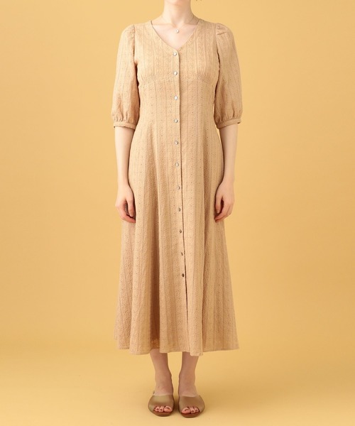 セール ストライプフラワーレースワンピース ワンピース Deicy デイシー のファッション通販 Zozotown