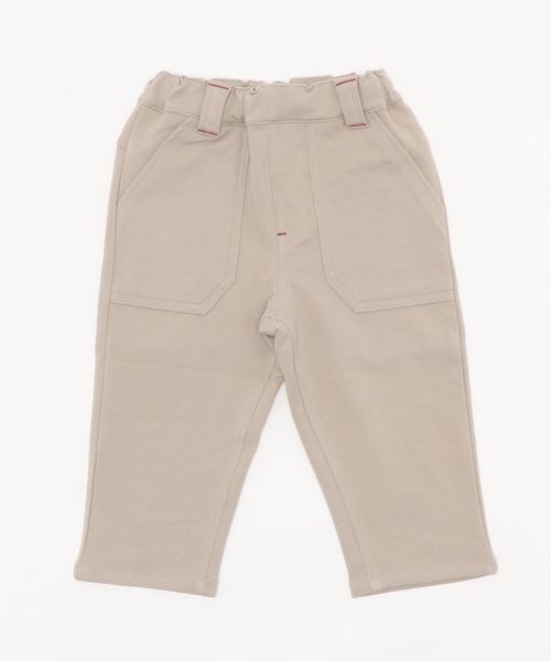 RAGMART(ラグマート)の「カットソーストレッチパンツ 7分丈(その他パンツ・キッズ・ブラック/ネイビー/ベージュ/グリーン・100cm/120cm/130cm/110cm)」の2枚目の写真