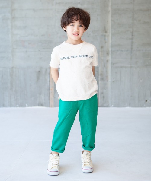 RAGMART(ラグマート)の「カットソーストレッチパンツ 7分丈(その他パンツ・キッズ・ブラック/ネイビー/ベージュ/グリーン・100cm/120cm/130cm/110cm)」の10枚目の写真