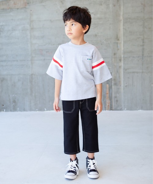 RAGMART(ラグマート)の「カットソーストレッチパンツ 7分丈(その他パンツ・キッズ・ブラック/ネイビー/ベージュ/グリーン・100cm/120cm/130cm/110cm)」の16枚目の写真