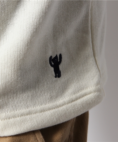 coen（コーエン）の「コットンレーヨンヘンリーネックカットソー（Tシャツ/カットソー・メンズ・オフホワイト/グレー/ネイビー・MEDIUM/LARGE/SMALL/X-LARGE）」の13枚目の写真
