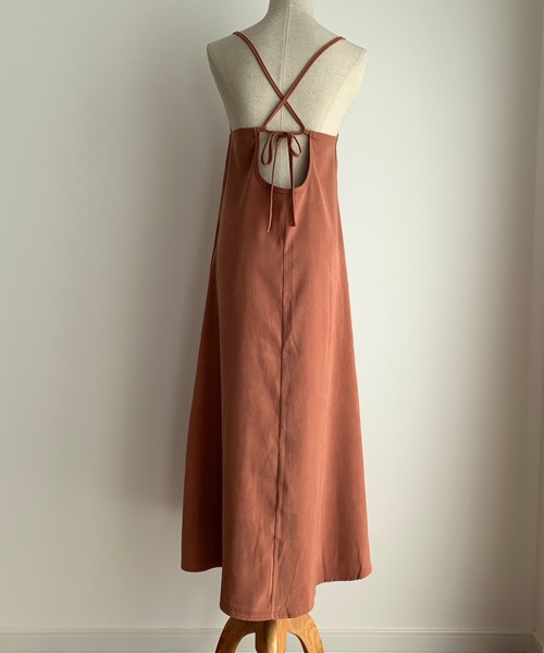 LE MORE（リモア）の「サロペットワンピース/バックリボンキャミワンピース（ワンピース・レディース・ブラウン/オレンジ系その他・FREE）」の18枚目の写真