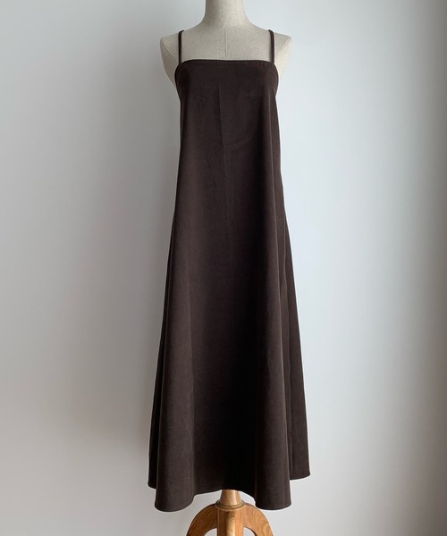 LE MORE（リモア）の「サロペットワンピース/バックリボンキャミワンピース（ワンピース・レディース・ブラウン/オレンジ系その他・FREE）」の9枚目の写真