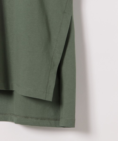 LOWRYS FARM(ローリーズファーム)の「ヘムロングスリットS/S 885196(Tシャツ/カットソー・メンズ・ブラック/オフホワイト/グリーン・MEDIUM/LARGE)」の9枚目の写真