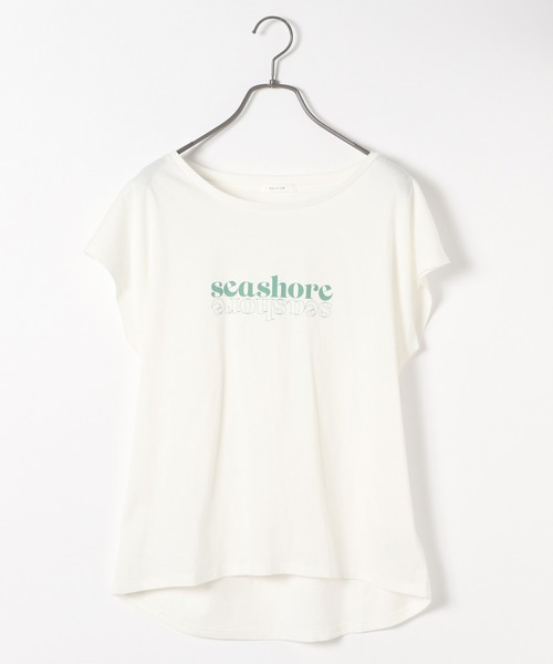 BAYFLOW(ベイフロー)の「カリフォルニアコットンアソートロゴTee(Tシャツ/カットソー・レディース・ベージュ/ブルー/オレンジ/ホワイト・SMALL/MEDIUM)」の18枚目の写真