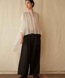 2025SS スズキタカユキ　gathered pants Ⅱ ブラック suzuki takayuki スズキタカユキ gathered pants Ⅱ(25SS