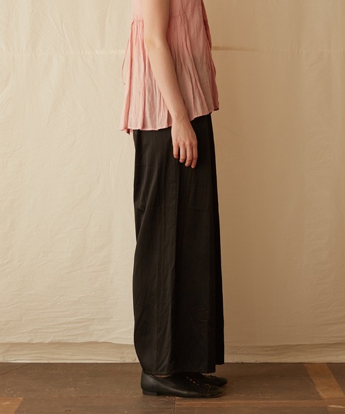 2025SS スズキタカユキ　gathered pants Ⅱ ブラック 2025SS スズキタカユキ gathered pants Ⅱ ブラック suzuki takayuki