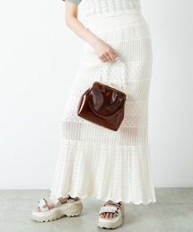 WEGO | WEGO/【セットアップ対応商品】透かし編みニットスカート(スカート)