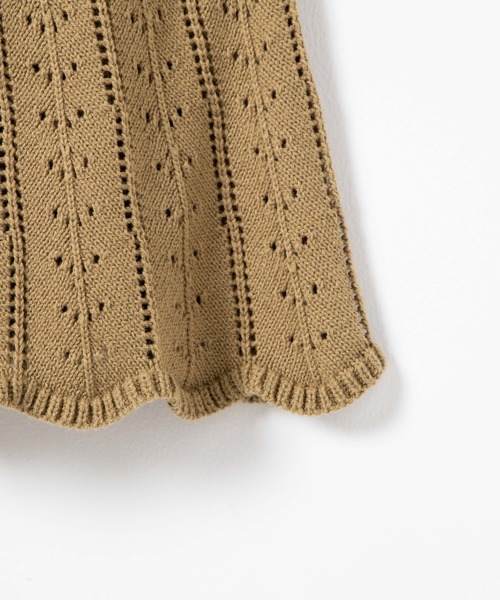 WEGO（ウィゴー）の「WEGO/【セットアップ対応商品】透かし編みニットスカート（スカート・レディース・カーキ/ホワイト・FREE）」の15枚目の写真