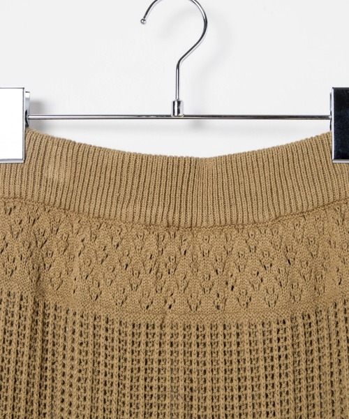 WEGO（ウィゴー）の「WEGO/【セットアップ対応商品】透かし編みニットスカート（スカート・レディース・カーキ/ホワイト・FREE）」の17枚目の写真