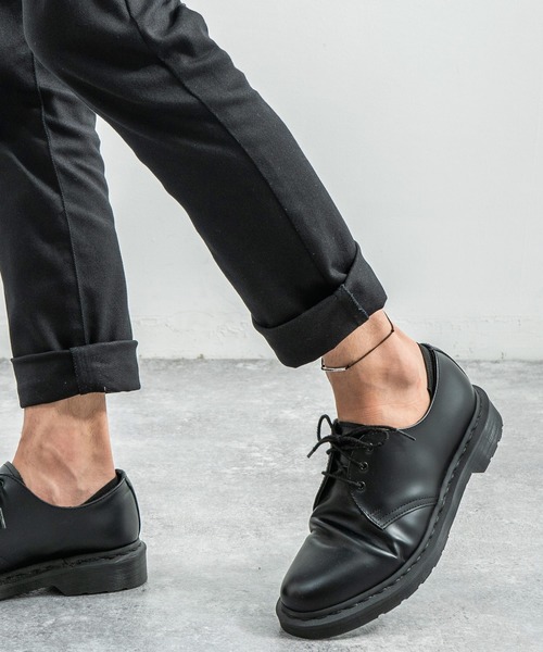 Rocky Monroe（ロッキーモンロー）の「プレート チャーム アンクレット（アンクレット・メンズ・ブラック/ブラウン/グレー/ネイビー/レッド/ターコイズブルー/ホワイト/ベージュ/ブラック系その他/ブルー系その他/ブラウン系その他/グレー系その他/レッド系その他/グリーン/オレンジ・FREE）」の6枚目の写真