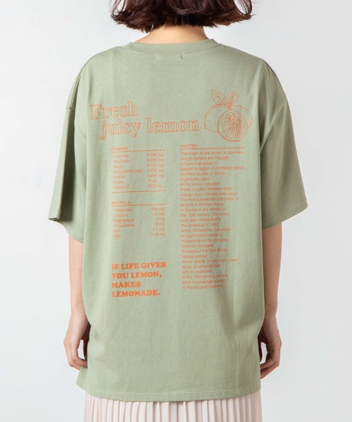 WEGO（ウィゴー）の「WEGO/メッセージバックプリントTシャツ（Tシャツ/カットソー・レディース・ホワイト/グリーン系その他・FREE）」の18枚目の写真