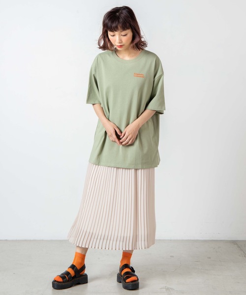 WEGO（ウィゴー）の「WEGO/メッセージバックプリントTシャツ（Tシャツ/カットソー・レディース・ホワイト/グリーン系その他・FREE）」の22枚目の写真