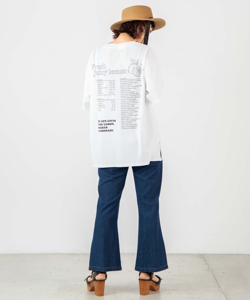 WEGO（ウィゴー）の「WEGO/メッセージバックプリントTシャツ（Tシャツ/カットソー・レディース・ホワイト/グリーン系その他・FREE）」の13枚目の写真