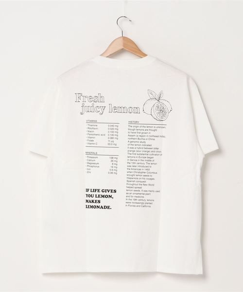 WEGO（ウィゴー）の「WEGO/メッセージバックプリントTシャツ（Tシャツ/カットソー・レディース・ホワイト/グリーン系その他・FREE）」の5枚目の写真