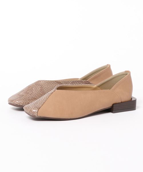 KOBE LETTUCE(コウベレタス)の「スクエアヒールバブーシュ(その他シューズ・レディース・ワイン/ブラック/イエロー系その他/アイボリー・LL/M/L/S)」の8枚目の写真