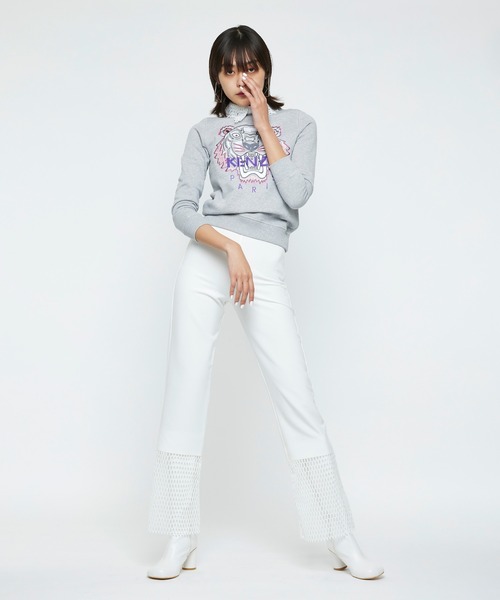 Narcissus(ナルシス)の「【Narcissus】メッシュパンツ(その他パンツ・レディース・ホワイト/ブラック・36)」の18枚目の写真