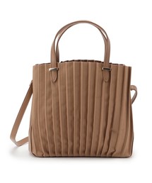 SHOO・LA・RUE | 2WAYキャンバスプリーツトートバッグ(トートバッグ)
