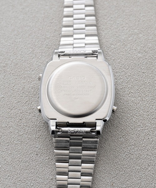 CASIO(カシオ)の「ベルト調整可能!ギフトにもピッタリ【CASIO】LA670WA デジタルウォッチ(デジタル腕時計・レディース・シルバー・FREE)」の8枚目の写真