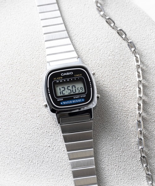 CASIO(カシオ)の「ベルト調整可能!ギフトにもピッタリ【CASIO】LA670WA デジタルウォッチ(デジタル腕時計・レディース・シルバー・FREE)」の11枚目の写真