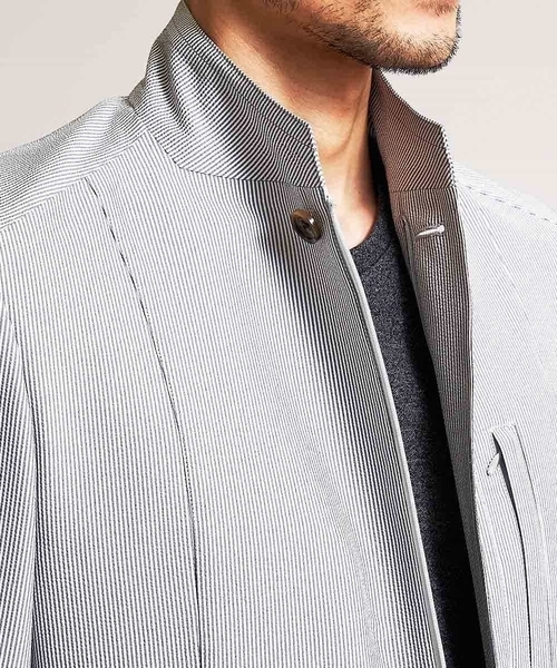 MICHEL KLEIN HOMME (ミッシェルクランオム)の「ジャケット(クールマックスサッカー)(その他アウター・メンズ・ベージュ/ライトグレー・46/48/51)」の12枚目の写真
