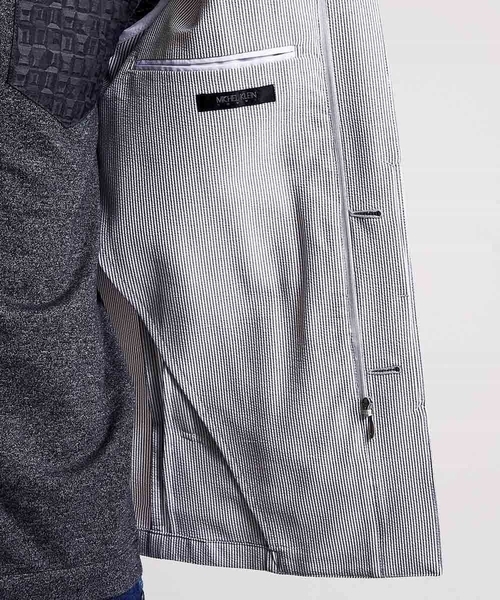 MICHEL KLEIN HOMME (ミッシェルクランオム)の「ジャケット(クールマックスサッカー)(その他アウター・メンズ・ベージュ/ライトグレー・46/48/51)」の15枚目の写真