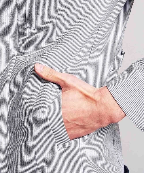 MICHEL KLEIN HOMME (ミッシェルクランオム)の「ジャケット(クールマックスサッカー)(その他アウター・メンズ・ベージュ/ライトグレー・46/48/51)」の16枚目の写真