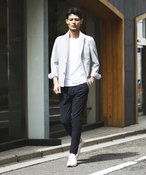 MICHEL KLEIN HOMME (ミッシェルクランオム)の「ジャケット(クールマックスサッカー)(その他アウター・メンズ・ベージュ/ライトグレー・46/48/51)」の22枚目の写真