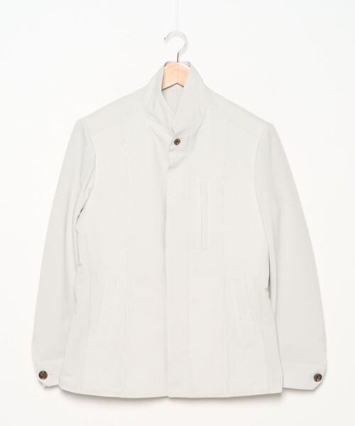 MICHEL KLEIN HOMME (ミッシェルクランオム)の「ジャケット(クールマックスサッカー)(その他アウター・メンズ・ベージュ/ライトグレー・46/48/51)」の4枚目の写真
