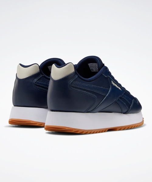 Reebok（リーボック）の「ロイヤル グライド リップル / Royal Glide Ripple（スニーカー・レディース・ネイビー/ブラック×ホワイト・22.5cm/23.5cm/24.5cm/25.5cm/23.0cm/24.0cm/25.0cm）」の9枚目の写真