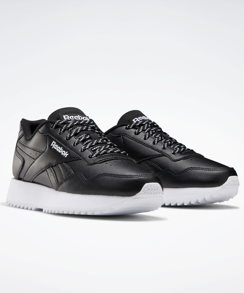 Reebok（リーボック）の「ロイヤル グライド リップル / Royal Glide Ripple（スニーカー・レディース・ネイビー/ブラック×ホワイト・22.5cm/23.5cm/24.5cm/25.5cm/23.0cm/24.0cm/25.0cm）」の3枚目の写真
