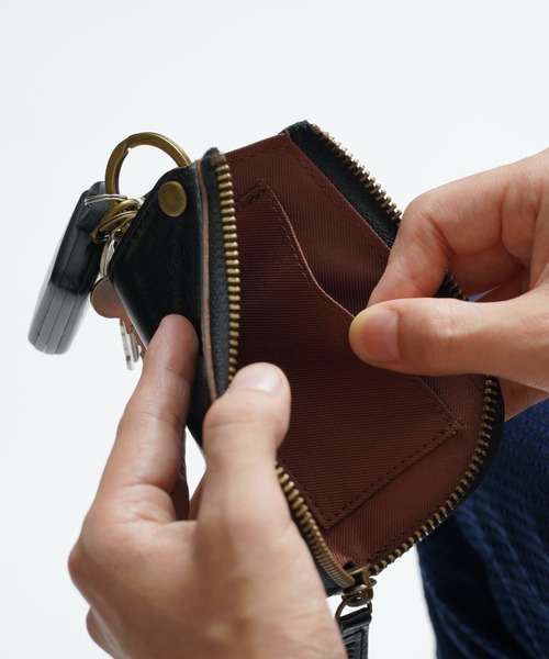 MURA（ムラ）の「イタリアンレザー Ｌ字ファスナー カードキー対応 スマート キーケース（キーケース/キーアクセサリー・レディース・ダークブラウン/ブラック/キャメル/ネイビー/イエロー/グリーン・FREE）」の19枚目の写真