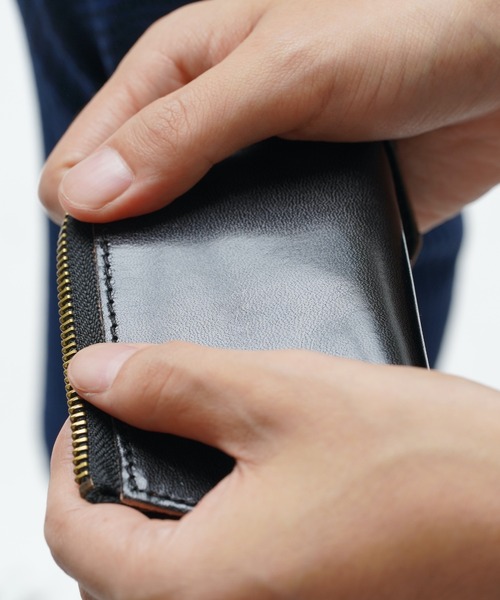 MURA（ムラ）の「イタリアンレザー Ｌ字ファスナー カードキー対応 スマート キーケース（キーケース/キーアクセサリー・レディース・ダークブラウン/ブラック/キャメル/ネイビー/イエロー/グリーン・FREE）」の8枚目の写真