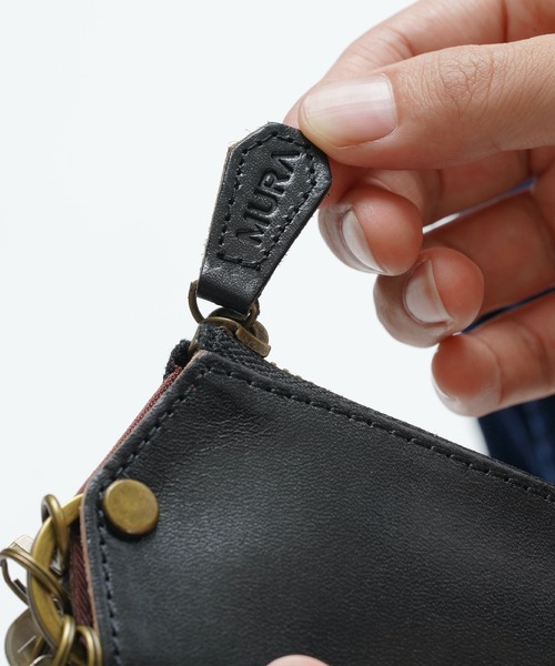 MURA（ムラ）の「イタリアンレザー Ｌ字ファスナー カードキー対応 スマート キーケース（キーケース/キーアクセサリー・レディース・ダークブラウン/ブラック/キャメル/ネイビー/イエロー/グリーン・FREE）」の22枚目の写真