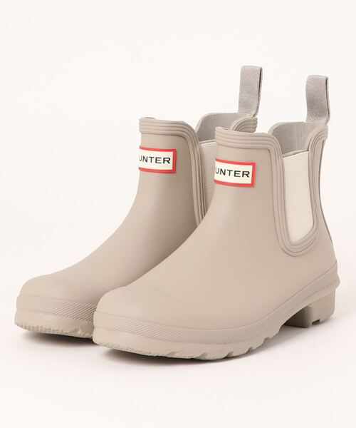 HUNTER（ハンター）の「《HUNTER》WOMENS ORIGINAL CHELSEA（レインシューズ・レディース・ブラック/ネイビー/アイボリー/オリーブ/イエロー/レッド・UK5/UK6/UK4/UK3）」の3枚目の写真